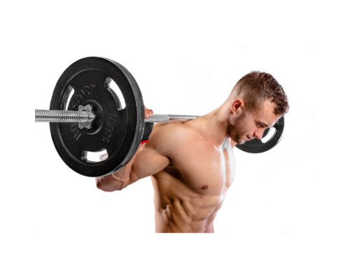 Набір зі штангою та гантелями Hop-Sport STRONG 79 кг