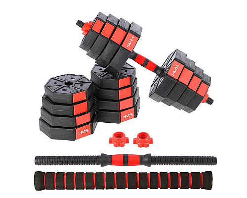 Набір композитні штанга і гантелі 30 кг HMS SGK30