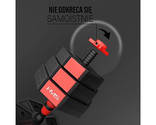 Набір композитні штанга і гантелі 30 кг HMS SGK30