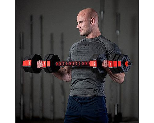 Набір композитні штанга і гантелі 30 кг HMS SGK30