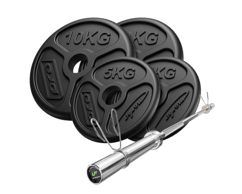 Грифи та диски олімпійські Marbo Sport MW-45kg-OLI 45 кг