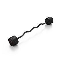 Штанга Steel Rubber Curl 35 кг чорна - Marbo Sport