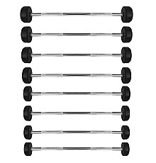 Штанга з гумовим покриттям 35 кг HMS GSG35