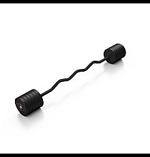 Штанга Steel Rubber Curl 55 кг чорна - Marbo Sport