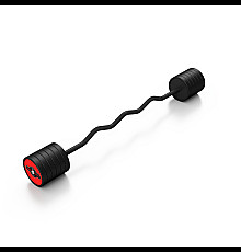 Штанга Steel Rubber Curl 50 кг червона - Marbo Sport