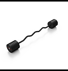 Штанга Steel Rubber Curl 50 кг чорна - Marbo Sport