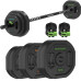 Набір штанги та обтяження Tunturi Aerobic Pump 20 кг, чорний