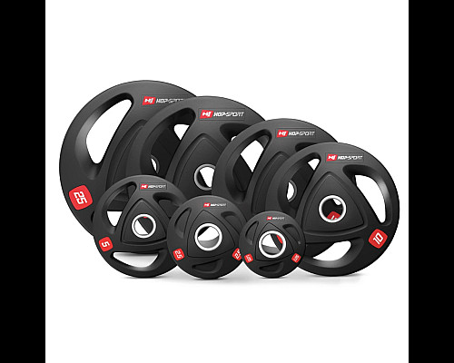 Набір олімпійський Hop-Sport PRO 175 кг з W-подібним грифом