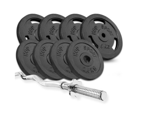 Штанга Hop-Sport STRONG 37 кг