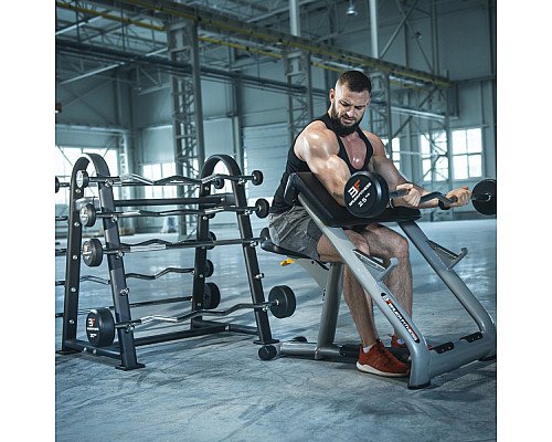 Ламана штанга з гумовим навантаженням 60 кг Bauerfitness AC-12312