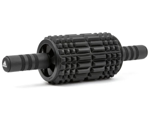 Ролик для фітнесу Adidas Foam Ab Roller 44 x 12,8 x 12,8 см, чорний