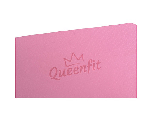 Килимок (мат) для фітнесу та йоги Queenfit Premium TPE 0,5 см рожевий Килимок (мат) для фітнесу та йоги Queenfit Premium TPE 0,5 см рожевий