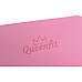 Килимок (мат) для фітнесу та йоги Queenfit Premium TPE 0,5 см рожевий