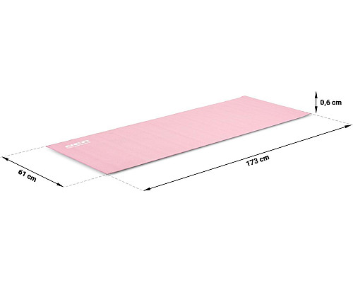 Фітнес-килимок Neo-Sport NS-921 173 cm x 61 cm x 0.6 cm - рожевий Фітнес-килимок Neo-Sport NS-921 173 cm x 61 cm x 0.6 cm - рожевий
