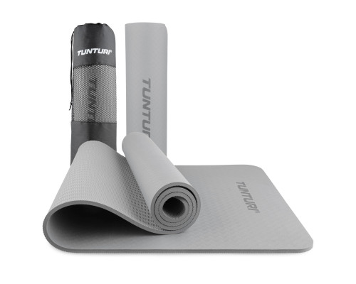 Килимок для йоги Tunturi Yoga Mat 8 мм, сірий
