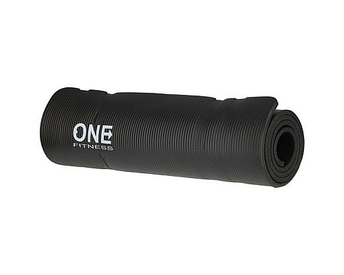 Килимок для йоги YM30 ONE FITNESS - чорний Килимок для йоги YM30 ONE FITNESS - чорний