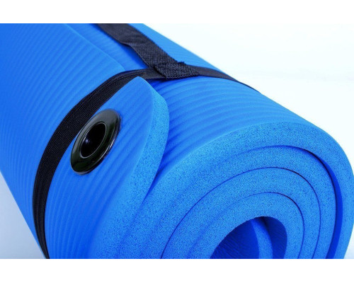 Фітнес-килимок SMJ sport YG002 183 cm x 61 cm x 1.5 cm - синій Фітнес-килимок SMJ sport YG002 183 cm x 61 cm x 1.5 cm - синій