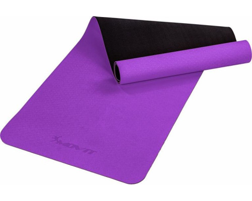 Тренажерний килимок Movit Yoga, 190 х 60 см, фіолетовий