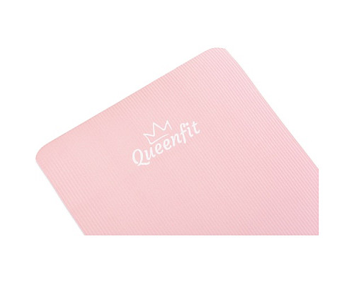 Килимок (мат) для фітнесу та йоги Queenfit NBR 1,5 см рожевий Килимок (мат) для фітнесу та йоги Queenfit NBR 1,5 см рожевий