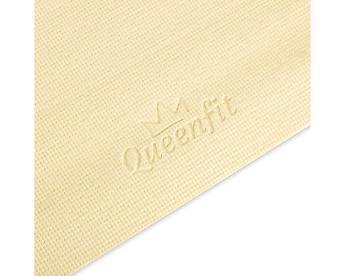 Килимок (мат) для фітнесу та йоги Queenfit 0,5 см жовтий Килимок (мат) для фітнесу та йоги Queenfit 0,5 см жовтий
