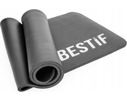 Фітнес-килимок Bestif BM001 180 cm x 60 cm x 1 cm - сірий