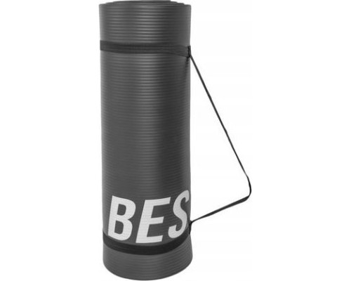 Фітнес-килимок Bestif BM001 180 cm x 60 cm x 1 cm - сірий