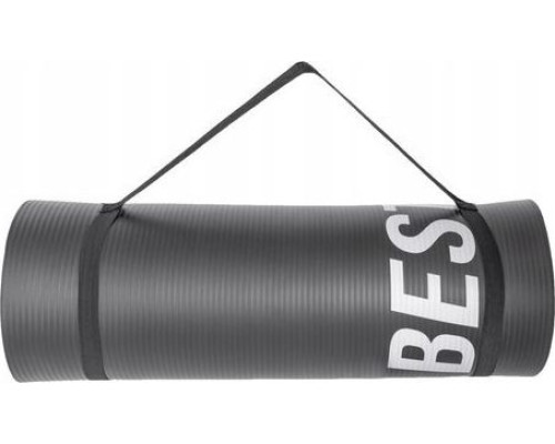Фітнес-килимок Bestif BM001 180 cm x 60 cm x 1 cm - сірий