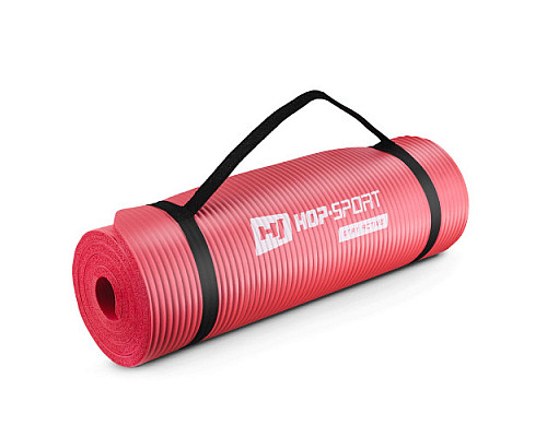 Мат для фітнесу та йоги з отворами Hop-Sport HS-N015GM 1,5 см червоний Мат для фітнесу та йоги з отворами Hop-Sport HS-N015GM 1,5 см червоний