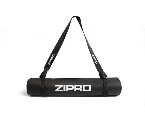 Килимок Zipro Natural Rubber 183x61x0,6 см з ремінцем для йоги