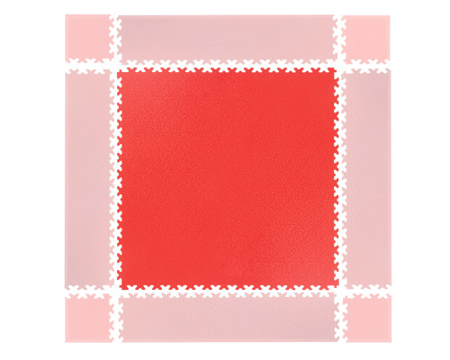 Підлоговий килимок-головоломка inSPORTline Simple червоний