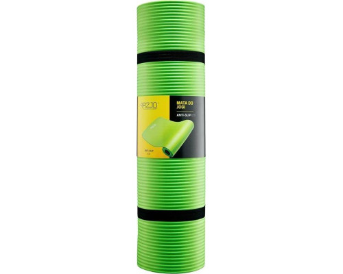 Килимок для йоги та фітнесу 4fizjo NBR 1CM - зелений