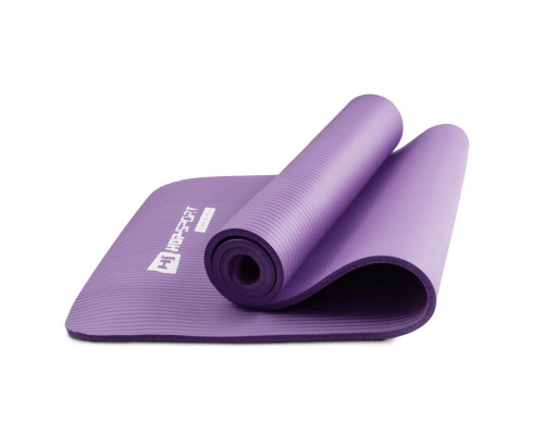 Мат для фітнесу та йоги Hop-Sport HS-N010GM 1 см фіолетовий