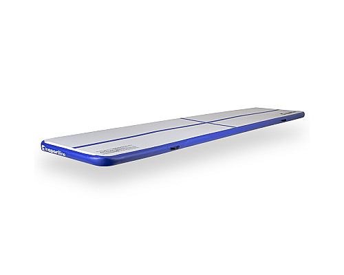 Килимок надувний Airtrack inSPORTline Airstunt 500x100x10 см, біло-синій