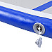 Килимок надувний Airtrack inSPORTline Airstunt 500x100x10 см, біло-синій