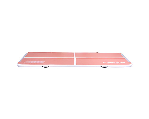 Килимок надувний Airtrack inSPORTline Airstunt 500x100x10 см, рожевий