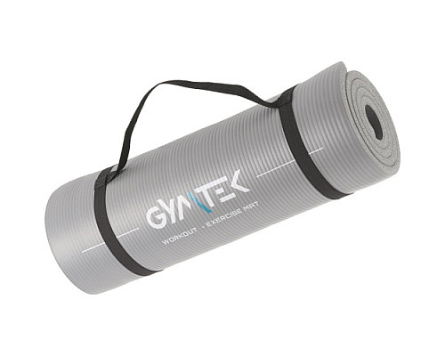 Килимок для фітнесу Gymtek NBR, 180 х 60,5 х 1,5 см, сірий Килимок для фітнесу Gymtek NBR, 180 х 60,5 х 1,5 см, сірий