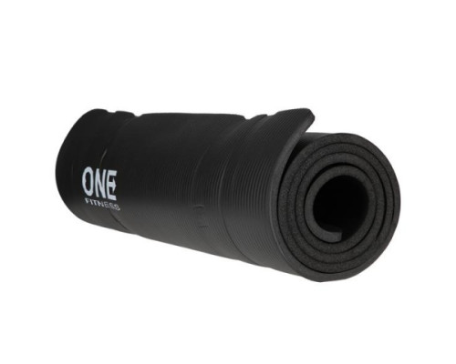 Килимок для йоги YM30 ONE FITNESS – чорний Килимок для йоги YM30 ONE FITNESS – чорний