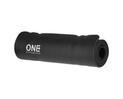 Килимок для йоги YM30 ONE FITNESS – чорний Килимок для йоги YM30 ONE FITNESS – чорний