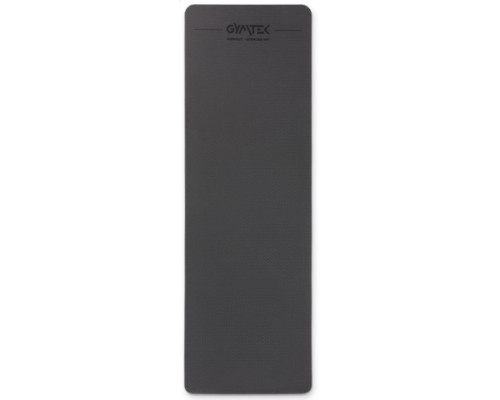 Килимок (мат) для фітнесу та йоги Gymtek Premium ТРЕ 0,5 см чорний