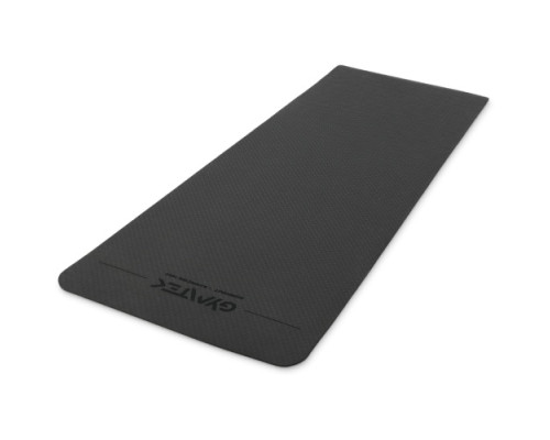 Килимок (мат) для фітнесу та йоги Gymtek Premium ТРЕ 0,5 см чорний