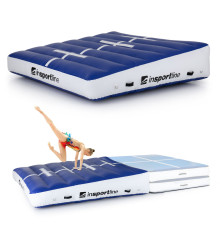 Надувний килимок для гімнастики inSPORTline Airincline 200x200x40 см