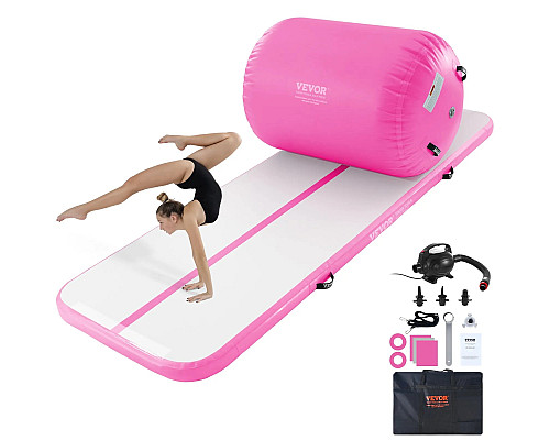 Килимок надувний VEVOR, біло-рожевий