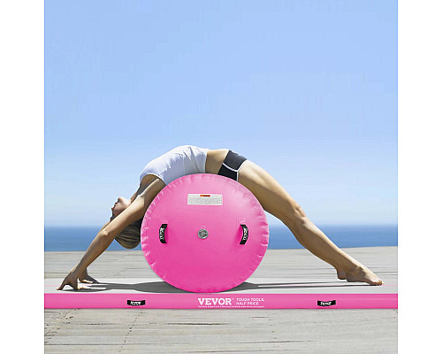 Килимок надувний VEVOR, біло-рожевий