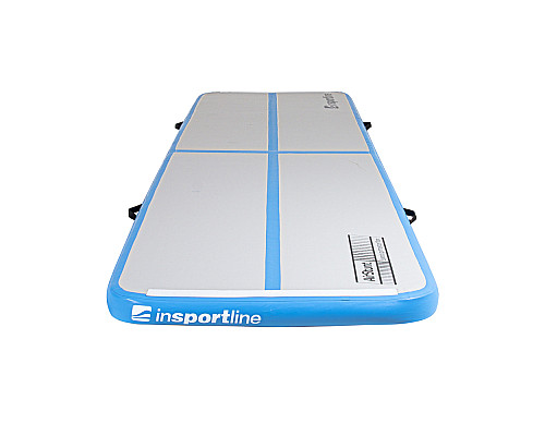 Килимок надувний Airtrack inSPORTline Airstunt 400x100x10 см, білий