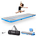 Килимок надувний Airtrack inSPORTline Airstunt 400x100x10 см, білий
