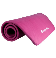 Антиковзуючий килимок для вправ inSPORTline Fity  товстий і м’який 140x61x1,5 cm - колір фіолетовий