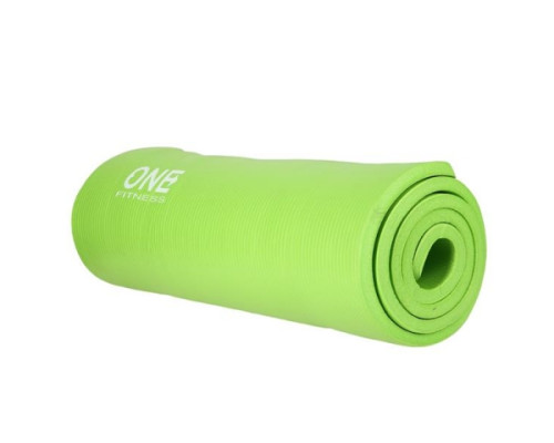 Килимок для йоги YM40 ONE FITNESS – салатовий Килимок для йоги YM40 ONE FITNESS – салатовий