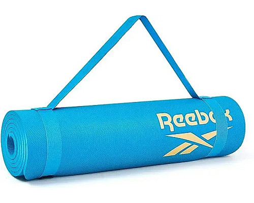 Килимок для фітнесу Reebok Performance 8 мм, блакитний