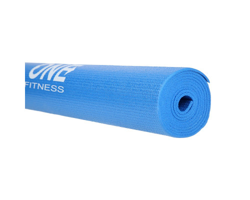 Килимок для йоги та фітнесу YM01 One Fitness - блакитний 