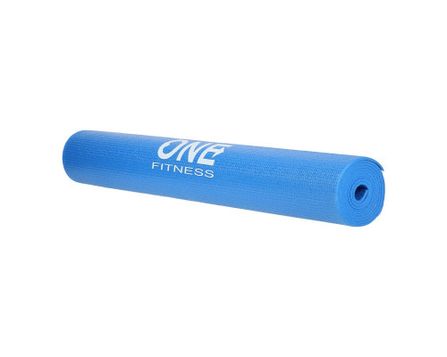Килимок для йоги та фітнесу YM01 One Fitness - блакитний 